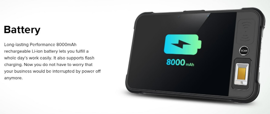 Comtrol rugger tablets battery