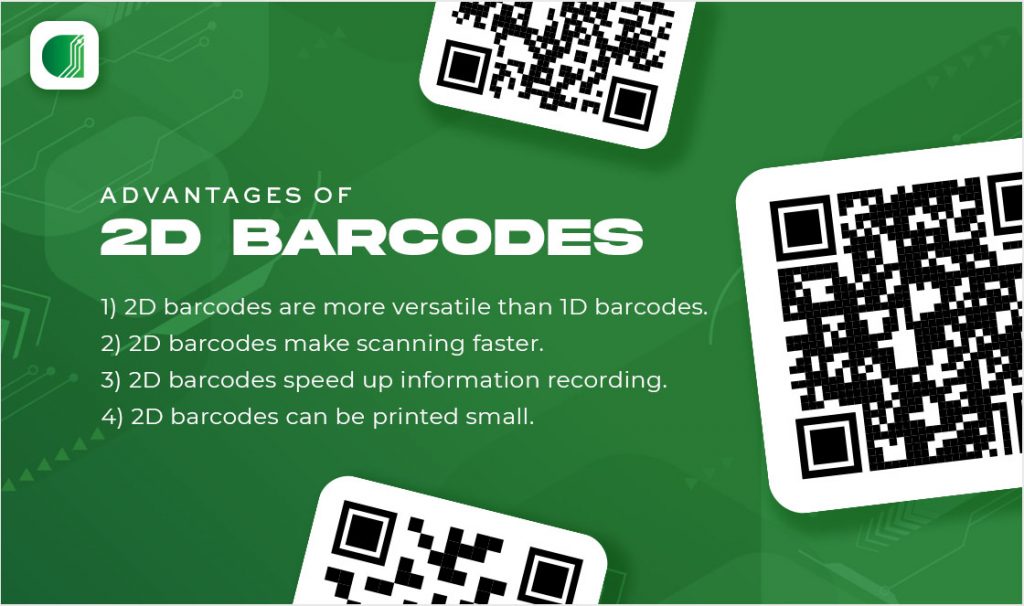 Advantages of 2D barcodes over 1D barcodes Barcode scanner Singapore